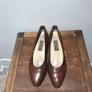 Cole Haan Tensile Air Pointy Leather Brown Loafer